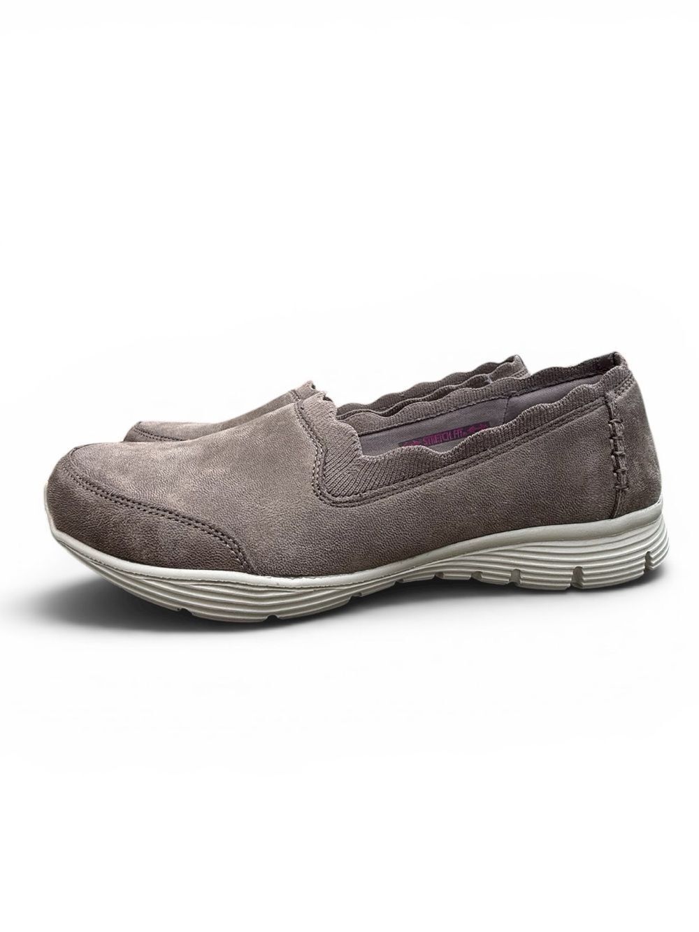 Skechers Seager - Our Way Loafer Flat Dark Taupe Sneaker Casual Shoe size 10
